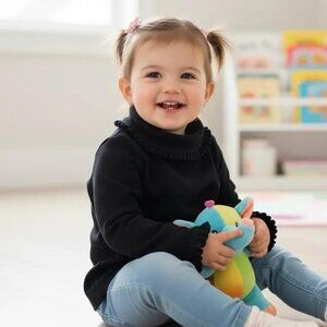 Chelsea's Corner Ruffled Collar and Cuffs Long Sleeve Top size 2T